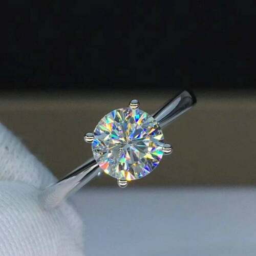 3 Carat Round Cut Diamond Engagement Ring for Women, Wedding Ring