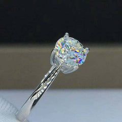 3 Carat Round Cut Diamond Engagement Ring for Women, Wedding Ring