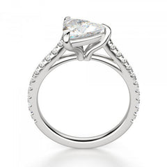 2.5 Carat Trillion Cut  Engagement Ring For Women, Wedding Ring