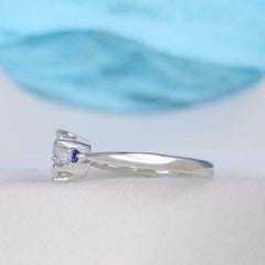 1.5 Carat Round Cut Diamond Engagement Ring For Women, Three Stone Ring, Wedding Ring