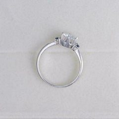 1.5 Carat Round Cut Diamond Engagement Ring For Women, Three Stone Ring, Wedding Ring