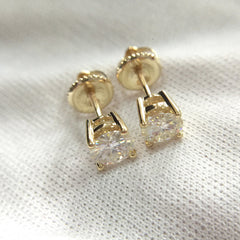 3 TCW Round Cut Diamond Stud Earrings For Women, Christmas Gifts, Anniversary Gifts