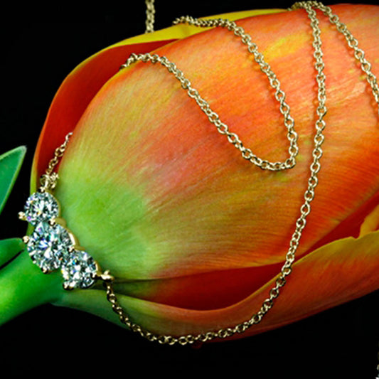 4 TCW Round Cut Diamond Charm Pendant For Women, Christmas Gifts, Wedding Pendant