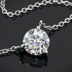 3 CT Round Cut Diamond Charm Pendant For Women, Wedding Pendant, Engagement Pendant