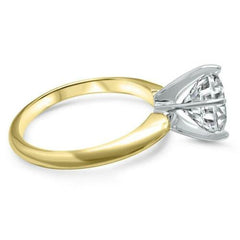 2.5 Carat Round Cut Diamond Engagement Ring For Women, Wedding Ring