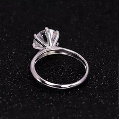 3 Carat Round Cut CVD Lab Grown Diamond Engagement Ring for Women, Solitaire Ring, Anniversary Gifts, Christmas Gifts, Wedding Ring