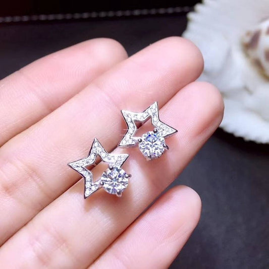 2.3 TCW Round Cut Diamond, Stud Earrings For Women, Unique Earrings, Wedding Earrings, Christmas Gifts