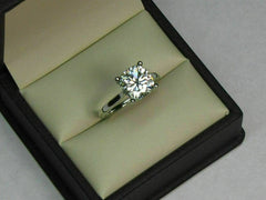 2 Carat Cushion Cut Diamond Engagement Ring for Women, Solitaire Ring, Wedding Ring