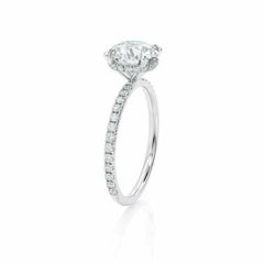 2 Carat Round Cut CVD Lab Grown Diamond, Engagement Ring for Women, Wedding Ring