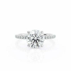 2 Carat Round Cut CVD Lab Grown Diamond, Engagement Ring for Women, Wedding Ring