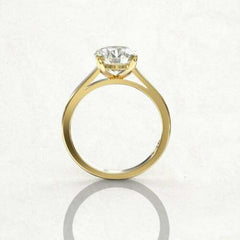 2.5 Carat Round Cut Diamond Engagement Ring For Women, Wedding Ring