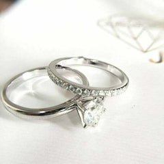 2 Carat Round Cut CVD Lab Grown Diamond Engagement Ring for Women, Anniversary Gifts, Wedding Ring