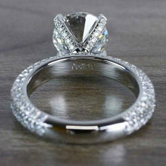 3 Carat Round Cut CVD Lab Grown Diamond For Women, Christmas Gifts, Wedding Ring, Anniversary Gifts