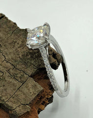 2.5 Carat Cushion Cut Diamond Engagement  Ring for Women, Wedding Ring, Christmas Gifts