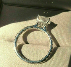 3 Carat Round Cut Diamond Engagement Ring for Women, Wedding Ring, Christmas Gifts