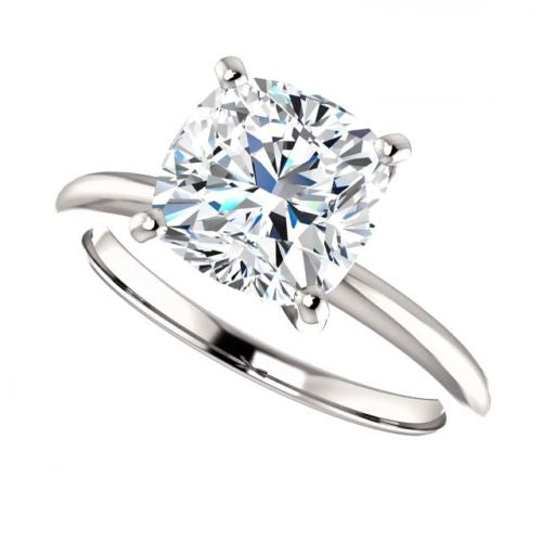3.50 Carat Cushion CVD Lab Grown Diamond Engagement Ring for Women, Solitaire Engagement Ring, Anniversary Gifts, Christmas Gifts, Promise Ring, Wedding Ring