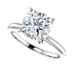 3.50 Carat Cushion CVD Lab Grown Diamond Engagement Ring for Women, Solitaire Engagement Ring, Anniversary Gifts, Christmas Gifts, Promise Ring, Wedding Ring
