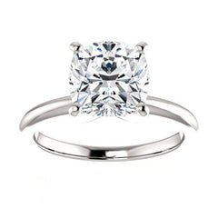 3.50 Carat Cushion CVD Lab Grown Diamond Engagement Ring for Women, Solitaire Engagement Ring, Anniversary Gifts, Christmas Gifts, Promise Ring, Wedding Ring