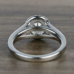 2 Carat Round Cut Diamond Wedding Ring for Women, Halo Engagement Ring, Anniversary Gifts
