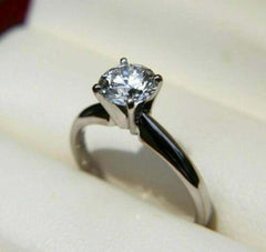 2.5 Carat Round Cut CVD Lab Grown Diamond Engagement Ring for Women, Solitaire Ring, Anniversary Gifts, Wedding Ring