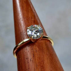 1.5 Carat Round Cut Diamond Engagement Ring for Women, Wedding Ring, Christmas Gifts