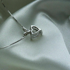 1.5 CT Heart Cut Diamond Charm Pendant For Women, Wedding Pendant, Christmas Gifts, Anniversary Gifts