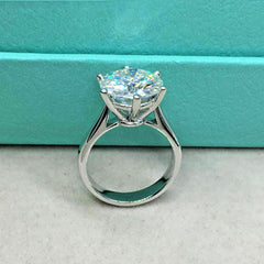 3 Carat Round Cut Diamond Engagement Ring For Women, Solitaire Ring, Wedding Ring