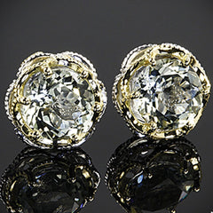 5 TCW Round Cut Diamond Stud Earrings For Women, Wedding Pendant, Christmas Gifts, Anniversary Gifts