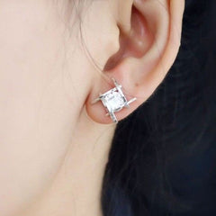 2 TCW Round Cut Diamond Stud Earrings For Women, Wedding Earrings, Christmas Gifts, Anniversary Gifts